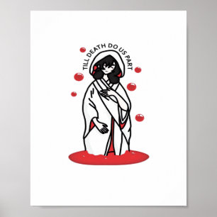 Póster Hasta que la muerte nos haga parte - conmovedor le
