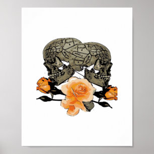 Póster Hasta Que La Muerte Nos Haga Un Diseño Gracioso Pa