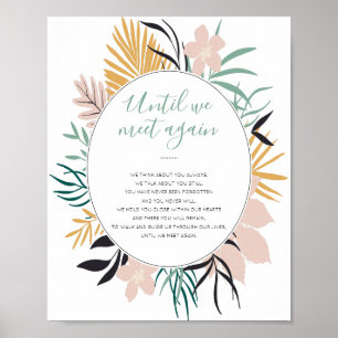 Póster Hasta que nos reunamos de nuevo con el Boda Memori