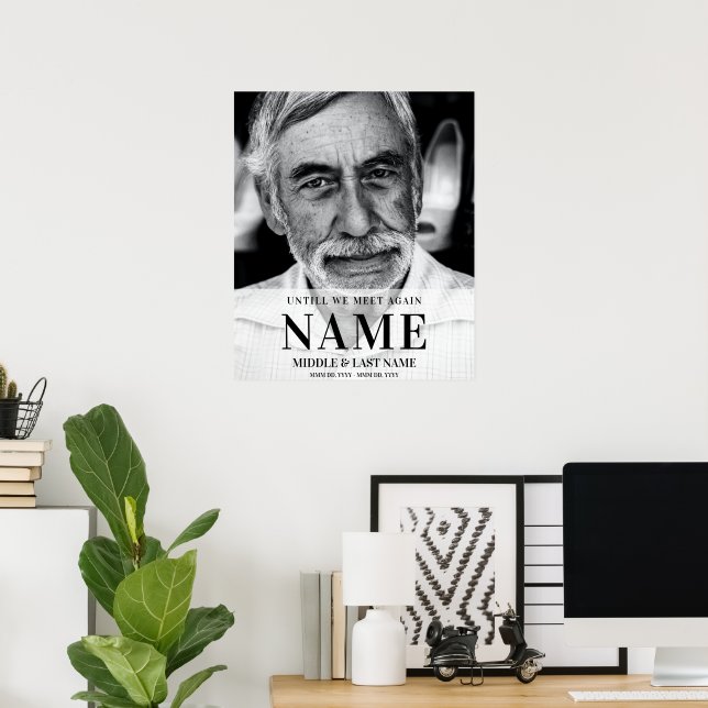 Póster Hasta que nos reunamos de nuevo moderno audaz recu (Oficina en casa)