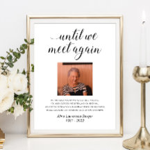 Hasta que nos volvamos a encontrar Elegante Poema