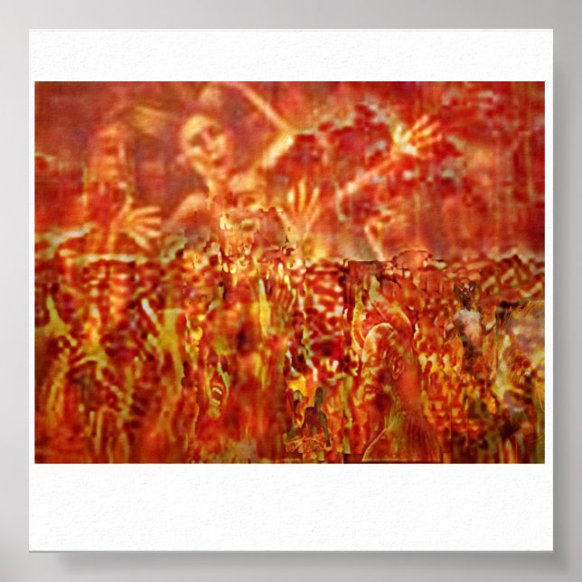 Póster Hasta tarde para la oración (Frente)