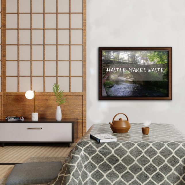 Póster Hastle hace poster del puente de los proverbios de (Subido por el creador)