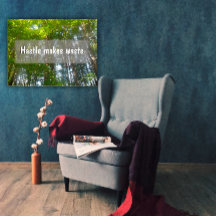 Hastle hace poster Inspirador a los desechos