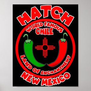 Póster Hatch Nuevo México Chile Mundialmente Famoso Tierr