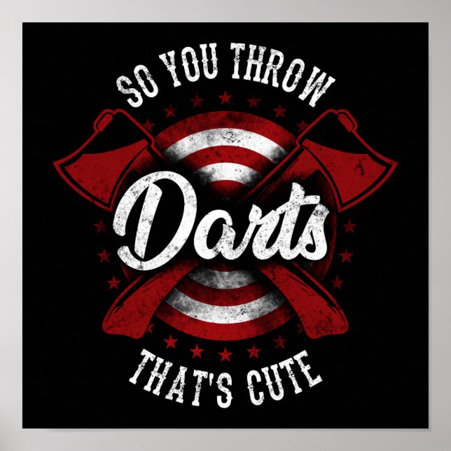 Póster Hatchet Ax Lanzando El Lumberjack De Manera Que Se (Frente)