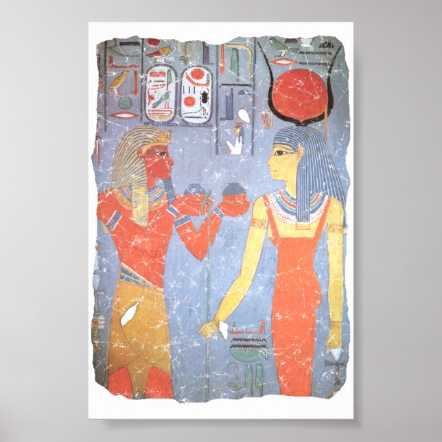 Póster Hathor y Horemheb (Frente)