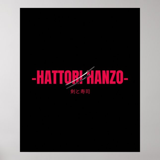Póster Hattori Hanzo (Frente)