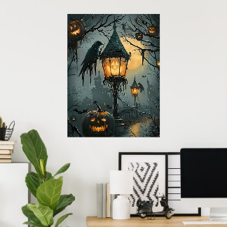 Póster Haunted Hollow – Noche de Halloween