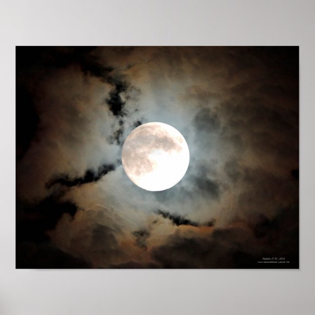 Póster Haunted Moon (Frente)