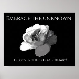 Póster Haunted Rose Gothic Poster - Embrace the Unknown