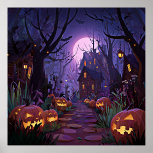 Póster Haunted Town Poster