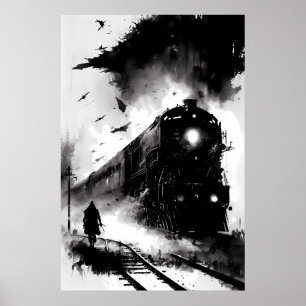 Póster Haunting Polar Express