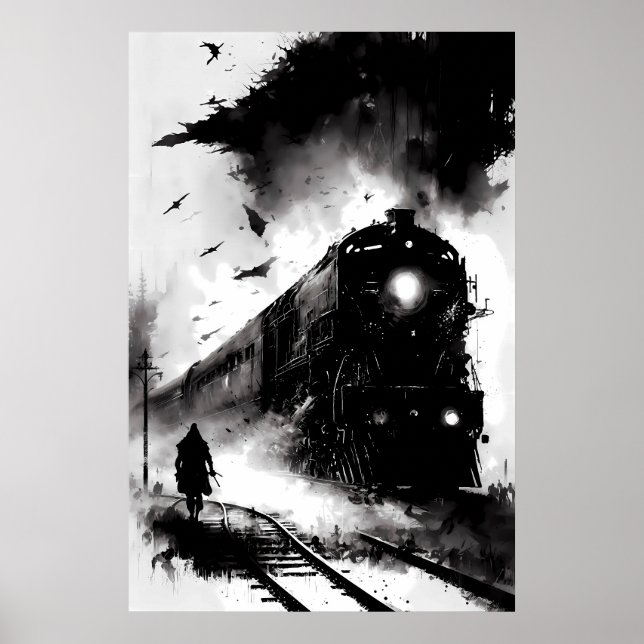 Póster Haunting Polar Express (Frente)