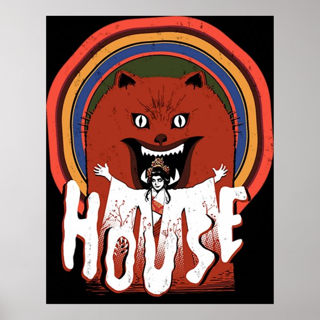 Póster Hausu House 1977 (Frente)