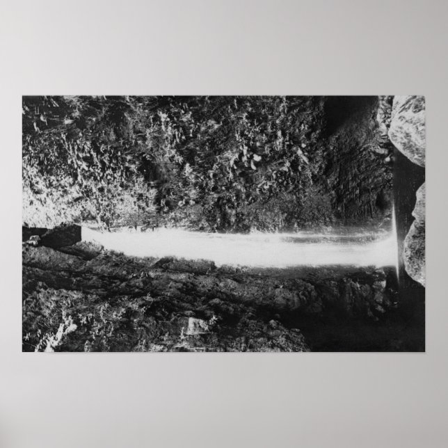 Póster Hauula, HI - Cataratas Sagradas, Cerca De Cooper R (Frente)