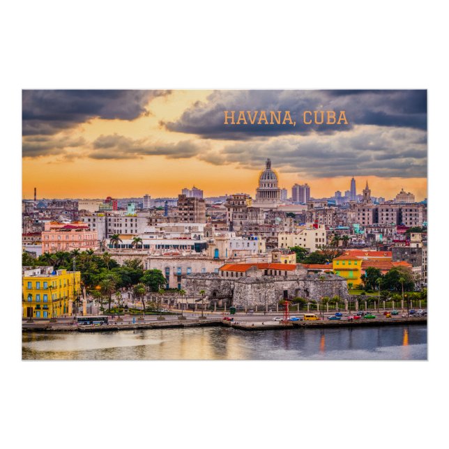 Póster Havana CUBA (Anverso)