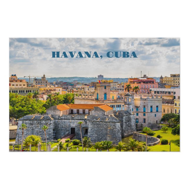 Póster Havana CUBA (Anverso)