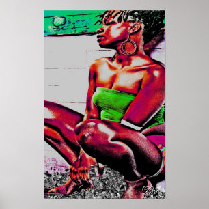 PÓSTER HAVANA GIRL, LIZ LOZ