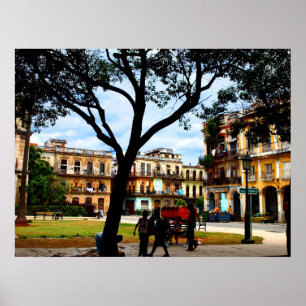 Póster Havana Square