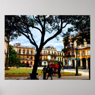 Póster Havana Square