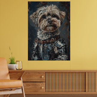 Póster Havanese Dog In Armor