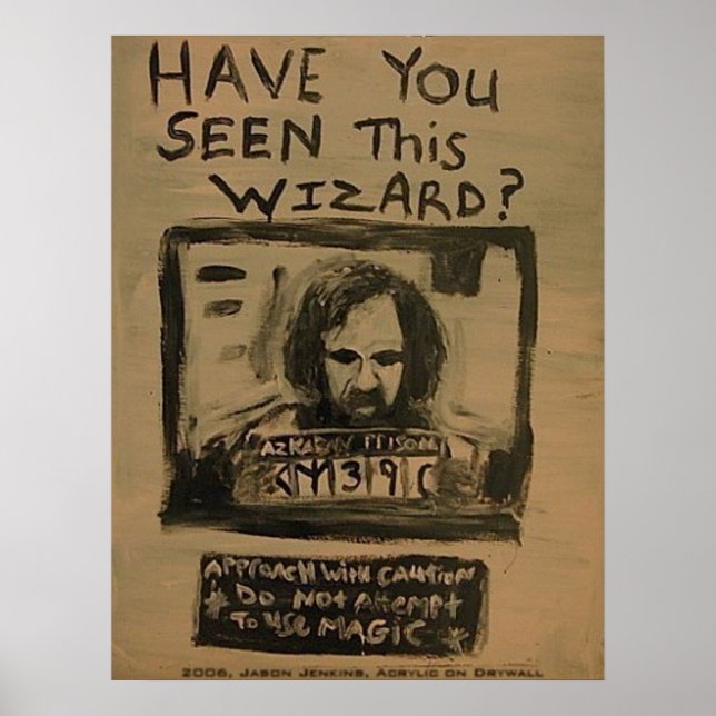PÓSTER HAVE YOU SEEN THIS WIZARD (Frente)