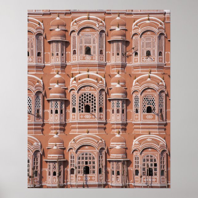 Póster Hawa Mahal (Palacio de los Vientos), Jaipur (Frente)