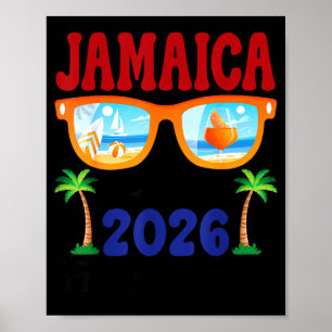 Póster Hawái 2026 viaje de amigos vacaciones gafas de sol