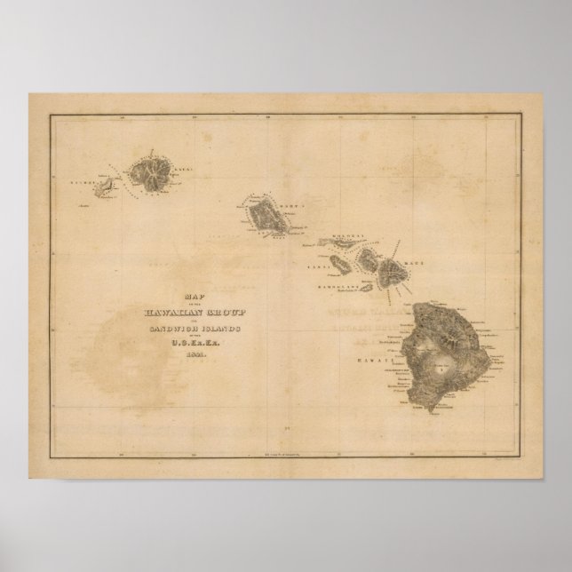 Póster Hawái 3 (Frente)