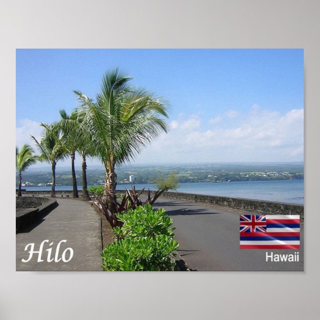 Póster Hawái - Hilo - (Frente)