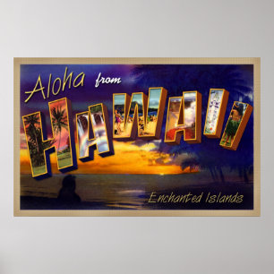 Póster Hawaiana de Hawaii