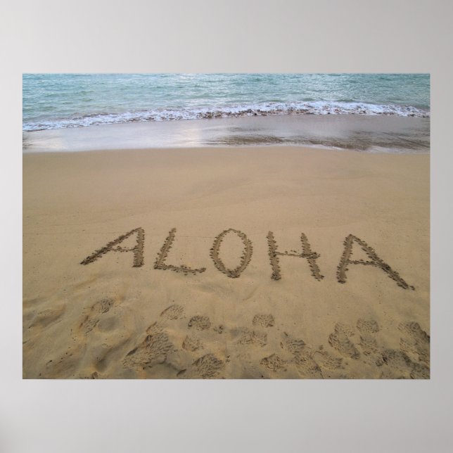 Póster Hawaii Aloha (Frente)