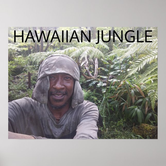 PÓSTER HAWAIIAN JUNGLE (Frente)