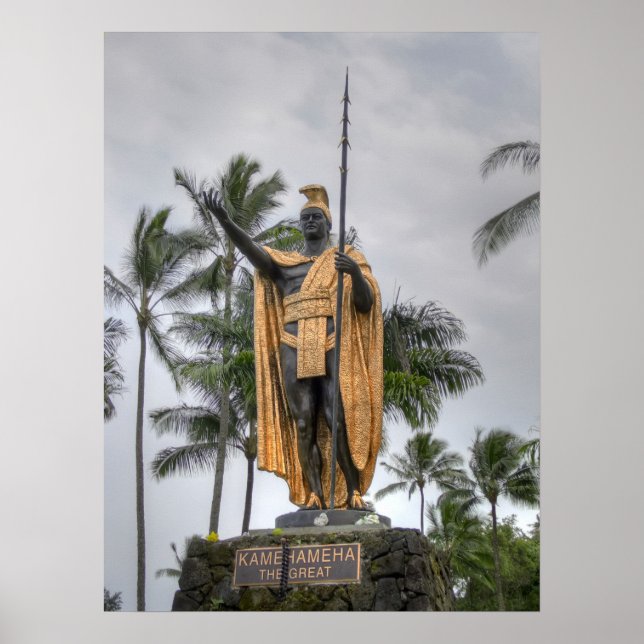 PÓSTER HAWAIIAN KING KAMEHAMEHA (Frente)