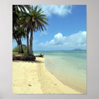 Póster Hawaiian Paradise Print