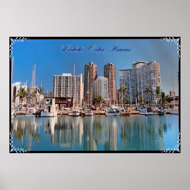 Póster Hawaiian scenes poster print (Frente)