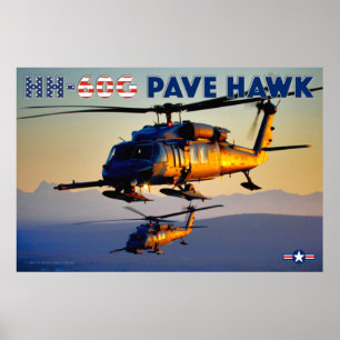 PÓSTER HAWK HH-60G PAVE