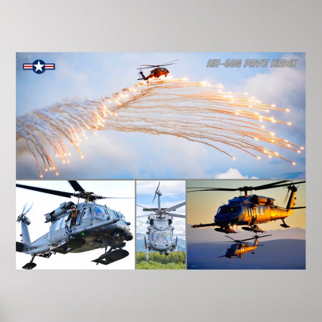 PÓSTER HAWK HH-60G PAVE (Frente)