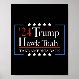 Póster Hawk Tuah Funny lleva a Estados Unidos de vuelta