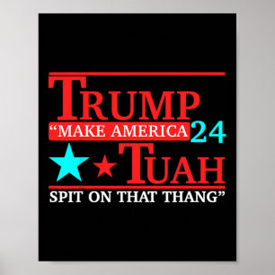 Póster Hawk Tuah Funny Meme de humor viral Chica de Tee 2