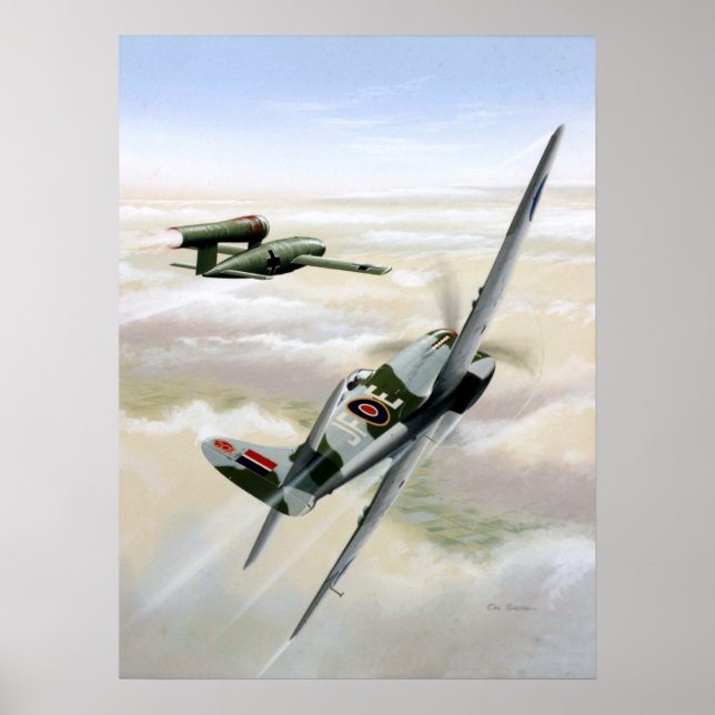 PÓSTER HAWKER TEMPEST (Frente)