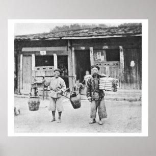 Póster Hawkers chinos, c.1870 (foto de abajo)