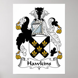 Póster Hawkins Family Crest