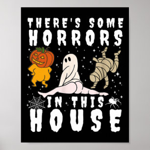 Póster Hay algunos horrores en esta calabaza fantasma H