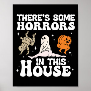 Póster Hay algunos horrores en esta calabaza fantasma H