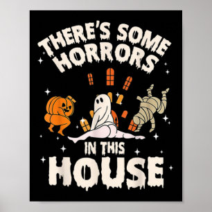 Póster Hay algunos horrores en esta calabaza fantasma H