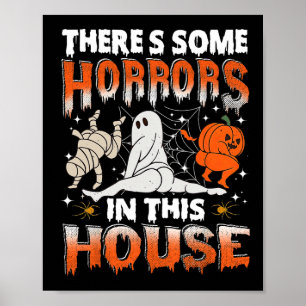 Póster Hay algunos horrores en esta calabaza fantasma H