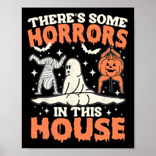 Póster Hay algunos horrores en este fantasma de calabaza