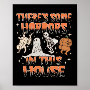 Póster Hay algunos horrores en los regalos de Halloween d